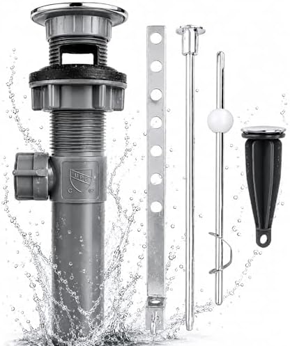 Replacement Bathroom Sink Pop-Up Drain Assembly - Image 4