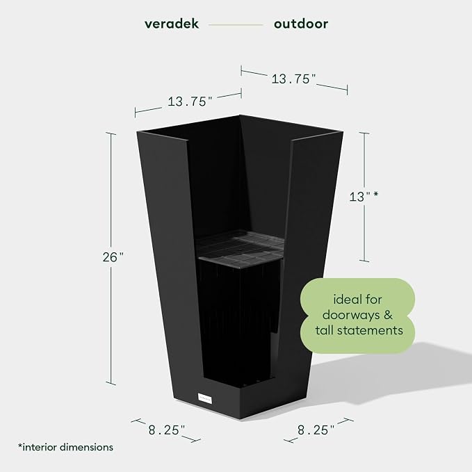 Veradek Pure Series Taper Planter - Image 2