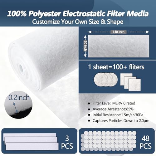 Air Vent Filters, MERV 8 Electrostatic Air Vent Filter - Image 3