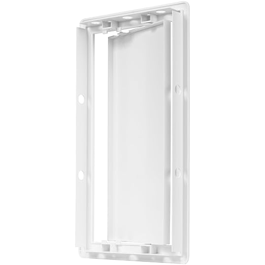6" x 12" White Plastic Access Panel. Service Shaft Door Panel. Plumbing - Image 5