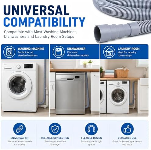 20 FT Washing Machine Drain Hose - Image 4