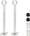Ceiling-Mount Bracket Wardrobe Pipe Bracket Rod Lever Support Holder Fit 32 to by Home