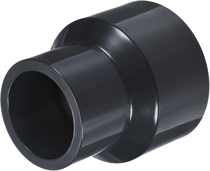 M METERXITY 1-Pack UPVC Reducer Pipe Fitting 2"x1-1/4" Reducing Grey | Coupling by MMETERXITY