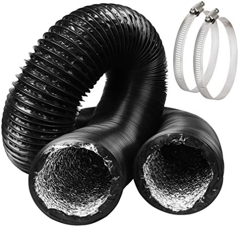 Omont Dryer Vent Hose 4 Inch 10FT Flexible Dryer Ducting Tube Air Duct Aluminum by Omont