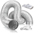 iplusmile 4 Inch 26 Feet Flexible Aluminum Ducting by iplusmile