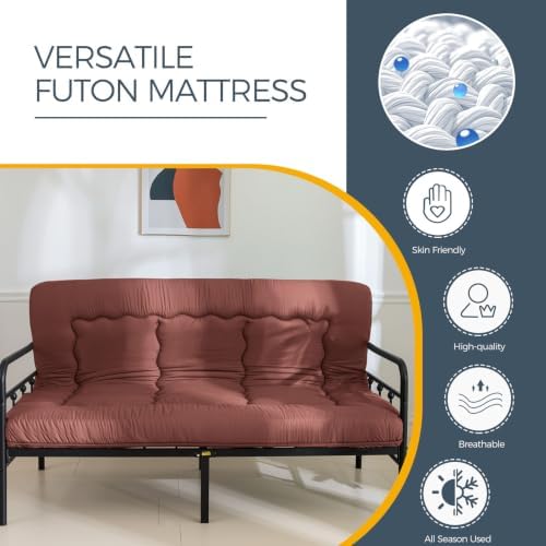 MAXYOYO 6" Extra Thick Japanese Floor Mattress Full Folding Futon Mattress - Image 4