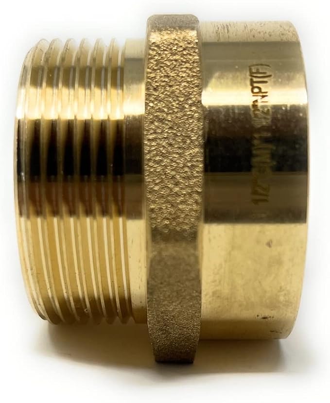 Cascada Lead-Free Brass Adapter | G Thread British BSPP Male to NPT Female) - Image 7