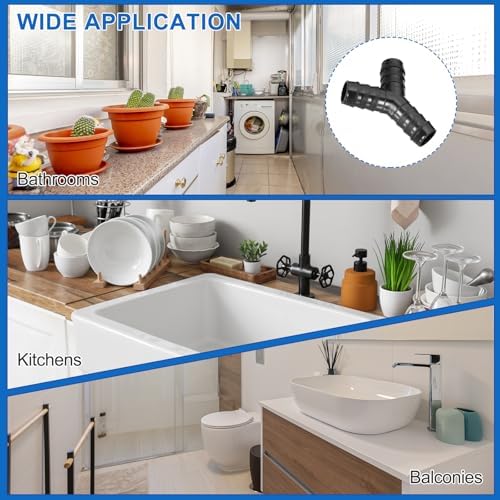 PATIKIL Washing Machine Hose Splitter Y-Type Reducer, Dishwasher Drain Hose - Image 7