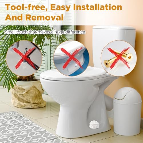 FillTouch Toilet Bolt Covers, Decorative Ceramic Caps - Image 7