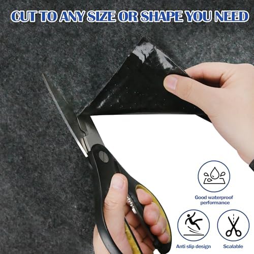 Ogrmar 6 x 4 FT Outdoor Storage Shed Mat Waterproof Tent Floor Mat Gray - Image 2