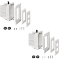 DVFR1W-1 Recessed Outlet Box, Outlet Mounting Box by VinylSidingMountingBlock