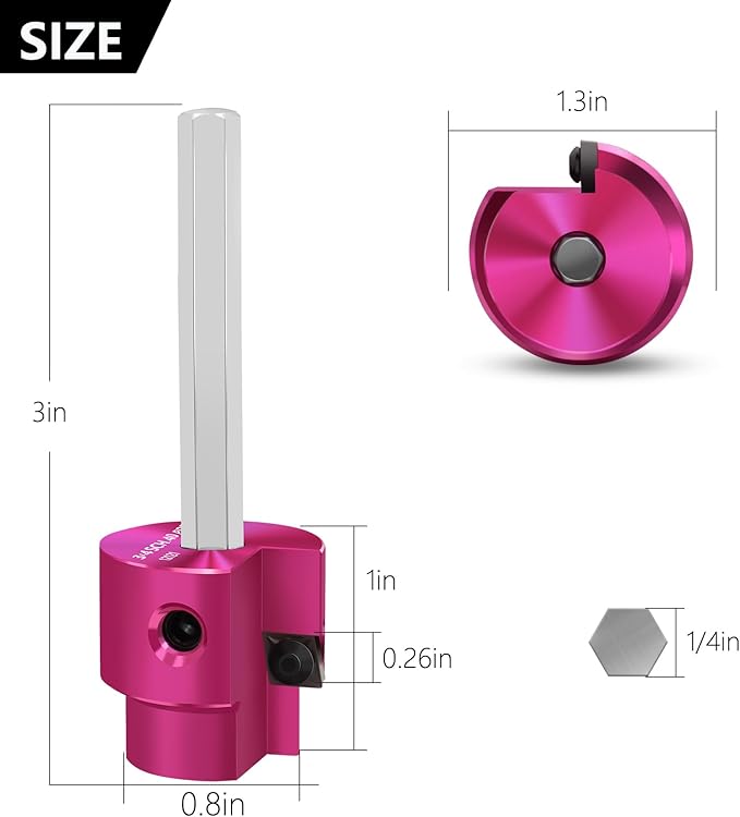 PVC Fitting Saver 3/4 Inch Head, PVC Pipe Reamer Socket Saver | PVC Reamer - Image 7