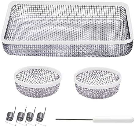 Eazy2hD RV Furnace Vent Cover Screen, Stainless steel mesh by EAZY2HD