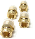 Cascada Lead-Free Brass Adapter, G Thread British BSPP Male to NPT Female | by CascadaShowers