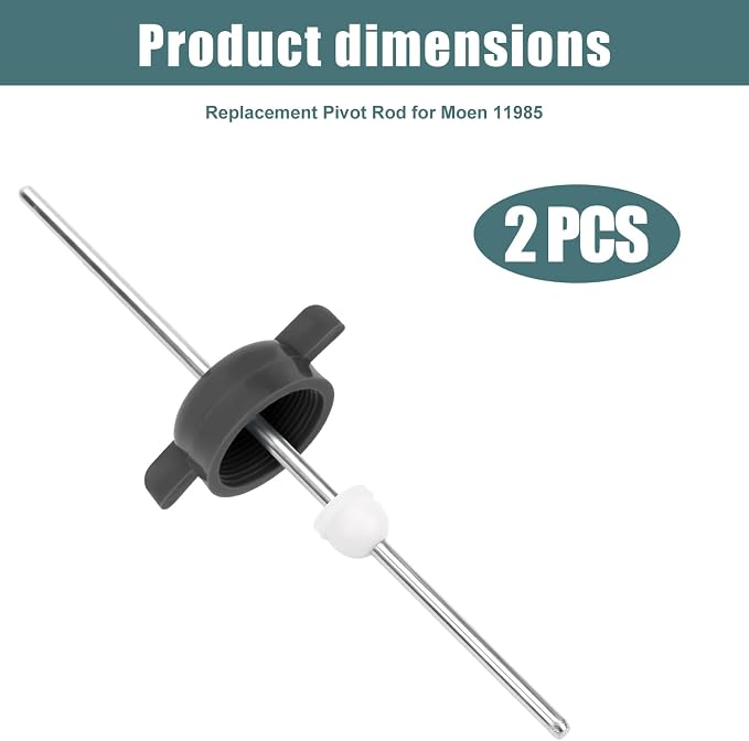 2pcs Bathroom Sink Pivot Rod Replacement - Image 2
