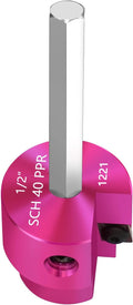 PVC Fitting Saver 1/2Inch Head, PVC Pipe Reamer w/ 1/4 In Hex Shaft | Socket by JYINCPED