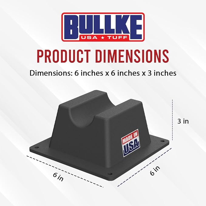 USA Made BULLKE 4 Pack Mini Rooftop Pipe Support - Image 5