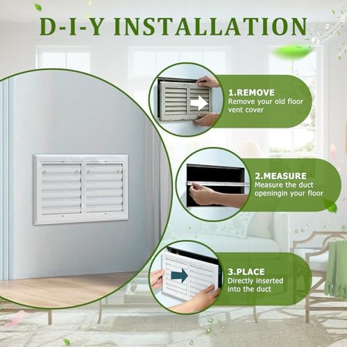 16x8 Inch Air Vent Covers, Air Return Vent Cover Grill - Image 6