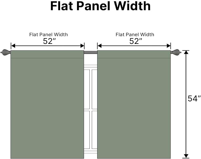 H.VERSAILTEX Blackout Curtains Thermal Insulated Window Treatment Panels Room - Image 7