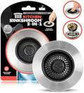 SinkShroom Kitchen Sink Drain Strainer, 2-in-1 Pop-Up Sink Stopper & Strainer by TubShroom