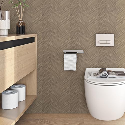 Livelynine Herringbone Wood Grain Contact Paper - Image 6