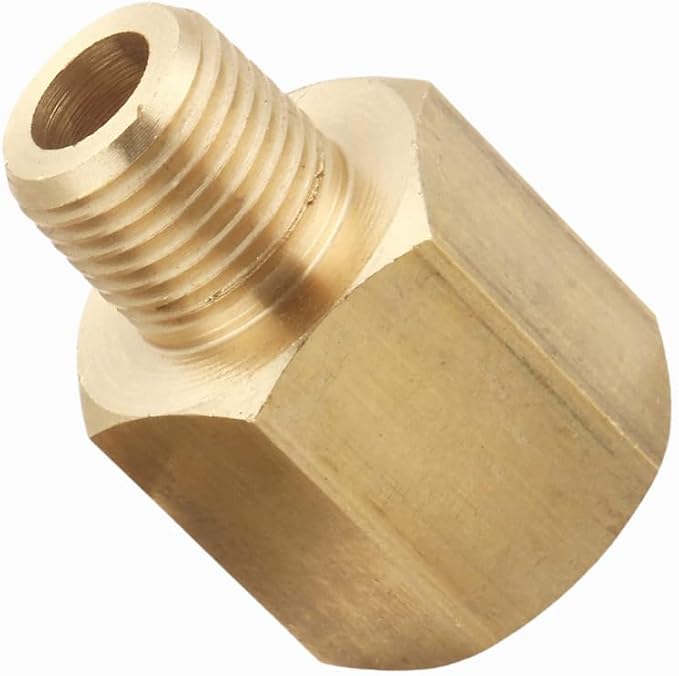1/4" Female to 1/8" Male NPT Reducing Adaptor Brass Pipe Fitting - Image 8