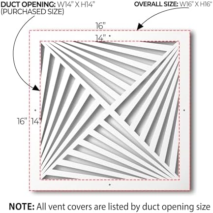 SABA Home Decor White Air Vent Cover - Image 2