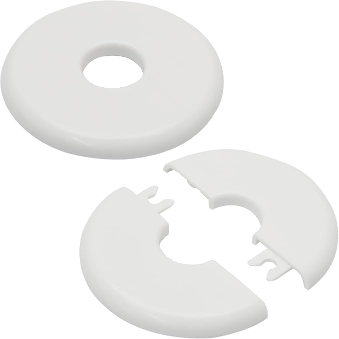 2 Pcs Wall Split Flange, Plumbing Cover Plates by Moicstiy