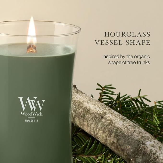 WoodWick Large Hourglass Candle Fraser Fir - Image 4