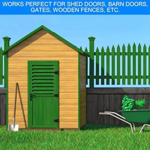 Heavy Duty Gate Hinges 3.5 inch 8 Pack Extra Thick Industrial T Barn Door - Image 2