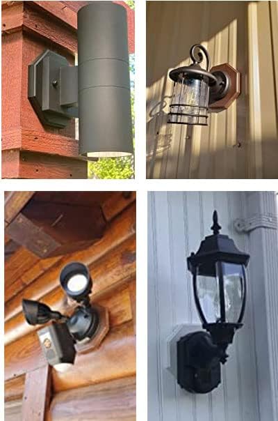 iMBAPrice 8161-1 Vertical Siding Lamp Octagon Mounting Kit - Image 5