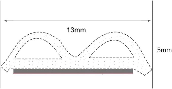 33Ft Universal Self Adhesive Weather Seal Strip - Image 2
