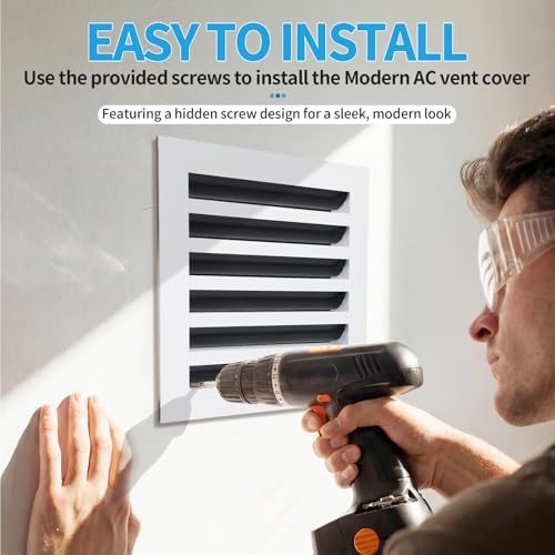 12x12 Modern AC Vent Cover, Decorative Air Vent Register Grille - Image 4