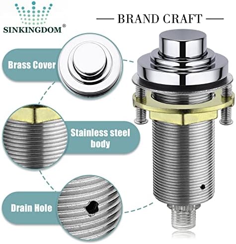 SinkTop Air Switch Kit for Disposal, Dual Outlet - Image 2