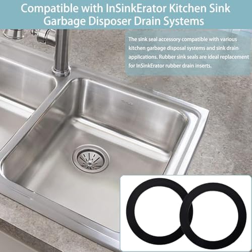 4Pack FLG-Seal Sink Seal Gasket Accessory, Putty-Free Rubber Seals Ring - Image 4