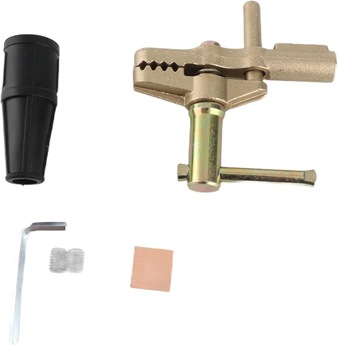 Thincol 600A Heavy Duty Brass Ground Welding Clamp, Industrial G-Type Ground - Image 2