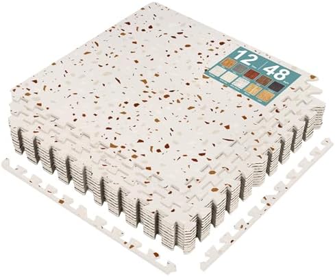 Sorbus Wood Grain Floor Tiles Foam Mat EVA Interlocking Mats Tile 3/8-Inch by Sorbus