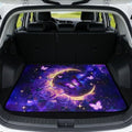 Purple Moon Butterfly Pet Friendly Trunk Mat 29"x39" by Darisoco