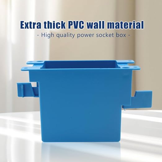 Old Work Box, Plastic Junction for Switches, PVC Electrical 14 cuin Outlet Box - Image 2