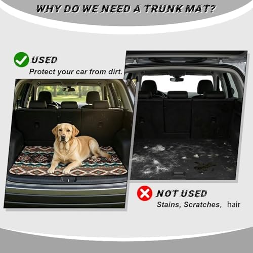 ELEQIN Car Cargo Liner Non Slip Backing Cargo Mat Rear Trunk Liner All Weather - Image 4