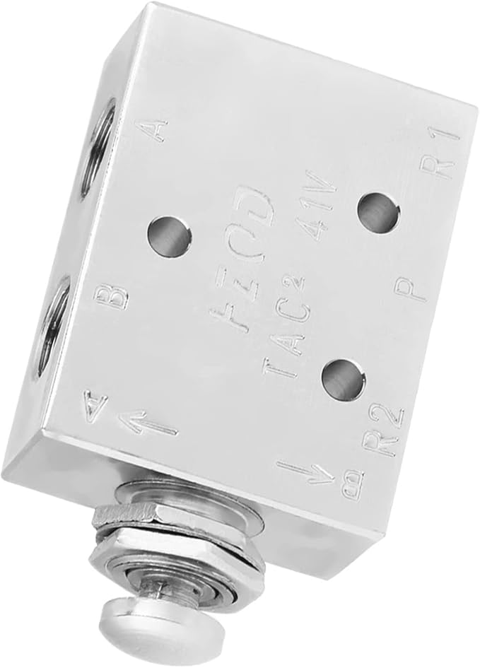 Fabater Toggle Valve, 2 Position 3 Way Air Pneumatic Knob Control ON OFF - Image 2