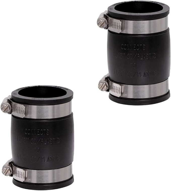 Fernco 1056-150 1-1/2-in. Flexible PVC Pipe Coupling by FerncoInc