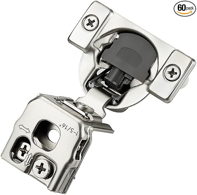 Soft Close Hinges for Kitchen Cabinet Hinges, 1-5/16 Inch Overlay, 60 Pack | 30 by Ravinte