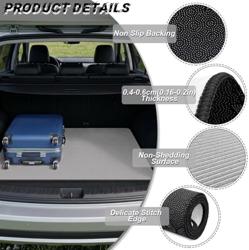 Solid Grey Cargo Liner for SUV Sedan 29"x39" - Image 6