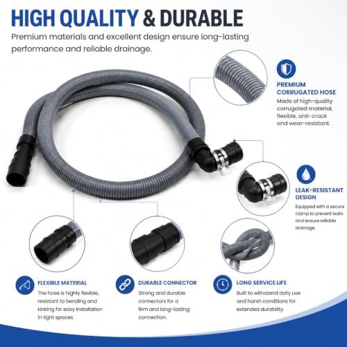 DD97-00403E Dishwasher Drain Hose Fit - Image 3
