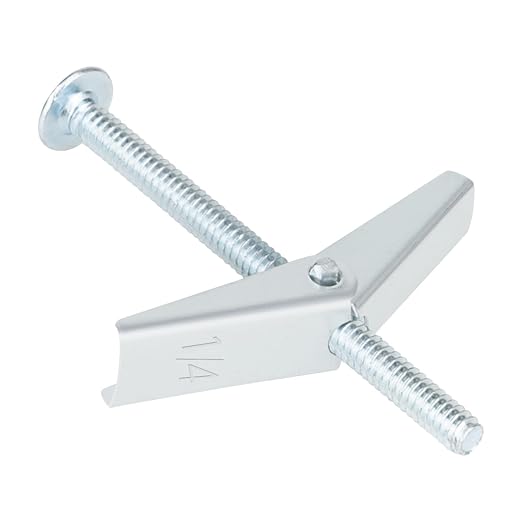 15 Pcs 1/4 Inch Toggle Bolts Heavy Duty Metal Drywall Anchors Kit | Dry Wall by Aovchei