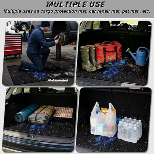 ELEQIN Car Trunk Cargo Liner Non Slip Backing Cargo Mat Rear Trunk Liner Galaxy - Image 3