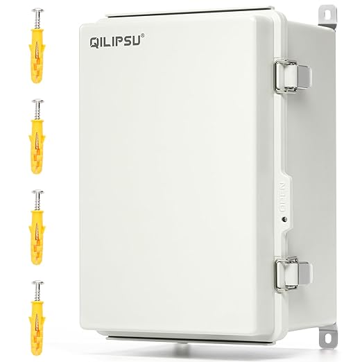 QILIPSU UL94-V0 Outdoor Electrical Box 11.8"x7.9"x6.7" Waterproof Junction Box by QILIPSU