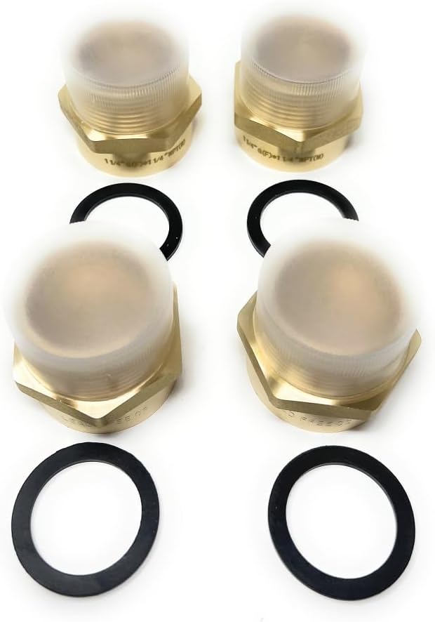 Cascada Lead-Free 1 1/4" G Thread Female to NPT Male Adapter | Brass Pipe - Image 5