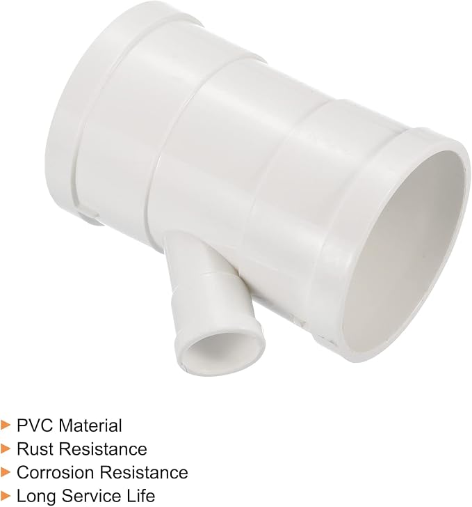 PATIKIL 3" to 1" Wye Pipe Fitting, Y-Shape Splitter Duct Hose Connector - Image 3